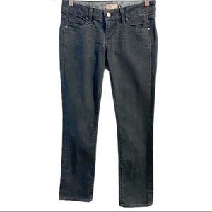 Paige blue heights low rise skinny gray jeans 26